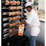 SACCHETTO PER 1 POLLO  45 G/M2 + 20µ PP 18+6x35 CM BIANCO CARTA (500 UNITÀ)