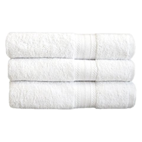 ASCIUGAMANI PER BAGNO  500 GR/M2 70x140 CM BIANCO COTONE (1 UNITÀ)