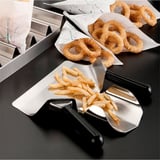 PALETTINA PER PATATINE FRITTE 2 MANICI   20x5x22,5 CM ARGENTO ACCIAIO INOX (1 UNITÀ)