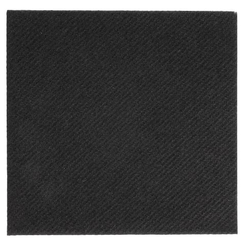 TOVAGLIOLI  55 G/M2 20x20 CM NERO AIRLAID (3600 UNITÀ)