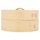 CONTENITORI MINI DIM-SUM BAMBOO  Ø 15x8 CM NATURALE BAMBÙ (1 UNITÀ)