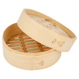 CONTENITORI MINI DIM-SUM BAMBOO  Ø 15x8 CM NATURALE BAMBÙ (1 UNITÀ)