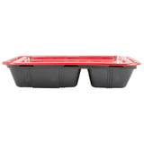 BARCHETTE PER MICROONDE PRANZO INDIVIDUALE   23,9x15x4,5 CM NERO PP (400 UNITÀ)