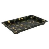 RECIPIENTI + COPERCHI PER "SUSHI"   22x14x4 CM NERO PS (400 UNITÀ)