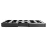 CASSETTO PORTAMONETE PER CASSAFORTE   24x17x1,8 CM NERO PVC (1 UNITÀ)
