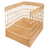 CESTO PANETTERIA SIMIL VIMINI   40x40x50 CM NATURALE PP (1 UNITÀ)