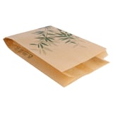 SACCHETTI HAMBURGER FEEL GREEN - PFAS FREE  34 G/M2 14+7x22 CM NATURALE PERGAMANA ANTIGRASSI (500 UNITÀ)