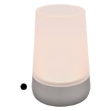 BASI LAMPADA DA TAVOLO "CONE"   Ø 8x12 CM ARGENTO METAL (6 UNITÀ)