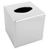 DISTRIBUTORE PER TISSUE VISO   13x13x13 CM CROMATO ABS (1 UNITÀ)