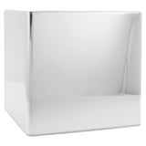 DISTRIBUTORE PER TISSUE VISO   13x13x13 CM CROMATO ABS (1 UNITÀ)