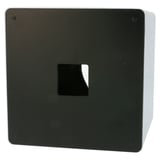 DISTRIBUTORE PER TISSUE VISO   13x13x13 CM CROMATO ABS (1 UNITÀ)
