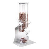 DISTRIBUTORI PER CEREALI SEMPLICE   16,5x12x38,5 CM TRASPARENTE ACRILICO (1 UNITÀ)