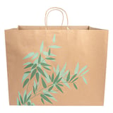 SACCHETTI SOS TRAITEUR FEEL GREEN  110 G/M2 43+33x33 CM NATURALE KRAFT (100 UNITÀ)