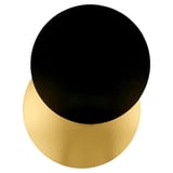 BASE PER TORTA DOPPIA FACCIA  950 G/M2 Ø 22 CM ORO NERO CARTONE (100 UNITÀ)