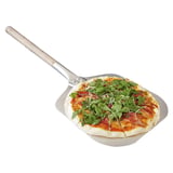 PALA DI PIZZA LATI AFILATI   30,5x35X101 CM ARGENTO ALLUMINIO (1 UNITÀ)