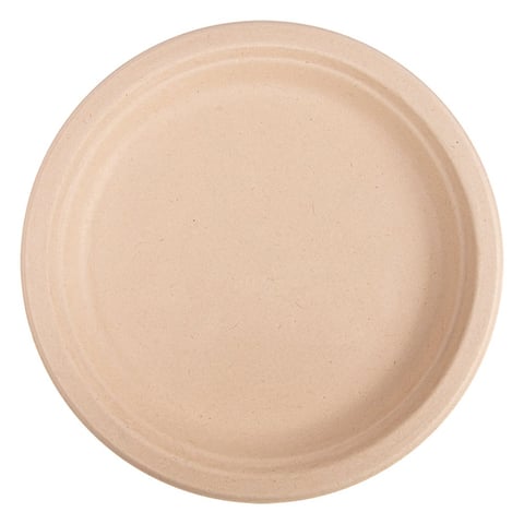 PIATTI BIONIC  Ø 23x2 CM NATURALE BAGASSA (1000 UNITÀ)