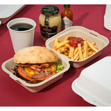 CONTENITORI HAMBURGER BIONIC 450 ML 15,2x15x8,4 CM NATURALE BAGASSA (600 UNITÀ)
