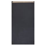 SACCHETTI PIANI  60 G/M2 19+8x35 CM NERO KRAFT A COSTINE (250 UNITÀ)