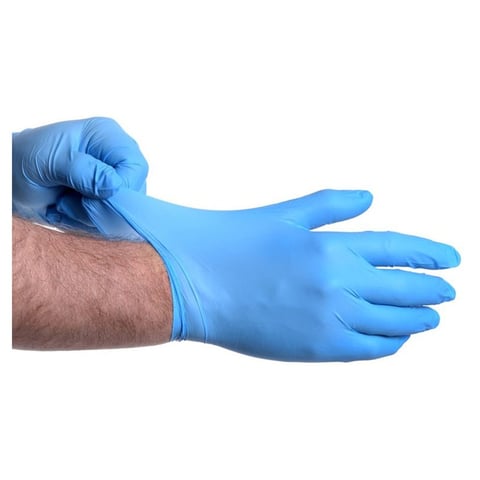 GUANTI   SIZE: M BLU NITRILE (100 UNITÀ)