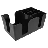 CADDY DA BAR   24x14,5x10,5 CM NERO PLASTICA (1 UNITÀ)
