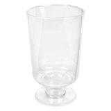 COPPA "VINO" INIETATA  150 ML Ø 5,7x9,6 CM TRASPARENTE CRISTAL PS (264 UNITÀ)