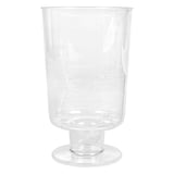 COPPA "VINO" INIETATA  150 ML Ø 5,7x9,6 CM TRASPARENTE CRISTAL PS (264 UNITÀ)
