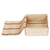 SCATOLINA BAMBOO  8,5x8,5x4 CM NATURALE BAMBÙ (50 UNITÀ)