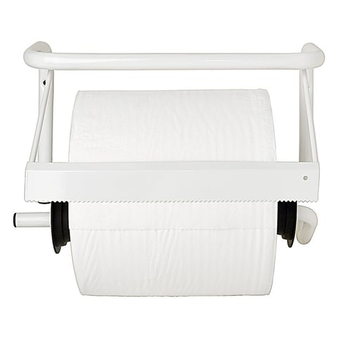 DISTRIBUTORE DA MURO CELULOSA INDUSTRIALE   38,5x27x17,5 CM BIANCO FERRO (1 UNITÀ)