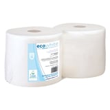 PANNO CARTA 1 VELO - 2500 FOGLI  22 G/M2 Ø37x26 CM BIANCO TISSUE (2 UNITÀ)