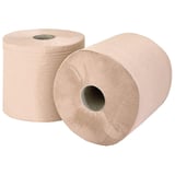 PANNO CARTA 2 VELO - 800 FOGLI FEEL GREEN  21 G/M2 Ø26x24 CM NATURALE CARTA RICICLATA (2 UNITÀ)