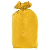 20 U. SACCHI SPAZZATURA  110 L 70µ 70x110 CM GIALLO PALLIDO LDPE (5 UNITÀ)