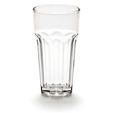 BICCHIERI IMPILABILI  414 ML Ø 7,9/6x12,7 CM TRASPARENTE POLICARBONATO (36 UNITÀ)