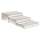 3 U. ESPOSITORE A SPECCHIO BUFFET   30x25x2,5/7,5/13 CM ACRILICO (1 UNITÀ)