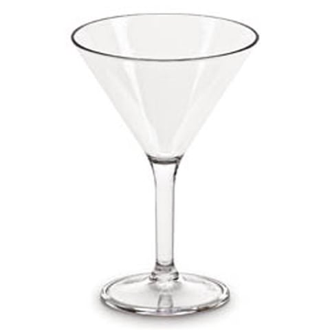 BISCHIERI "MARTINI"  170 ML Ø 10/6,8x13,8 CM TRASPARENTE POLICARBONATO (36 UNITÀ)