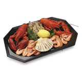 VASSOI CATERING   45x30x2,5 CM NERO RPET (100 UNITÀ)