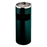 POSACENERE/CESTINO, CILINDRICO  12 L Ø 25x61 CM NERO ACCIAIO (1 UNITÀ)
