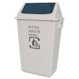 PORTARIFIUTI OSCILLANTE  60 L 46,5x33x74CM GRIGIO HDPE (1 UNITÀ)