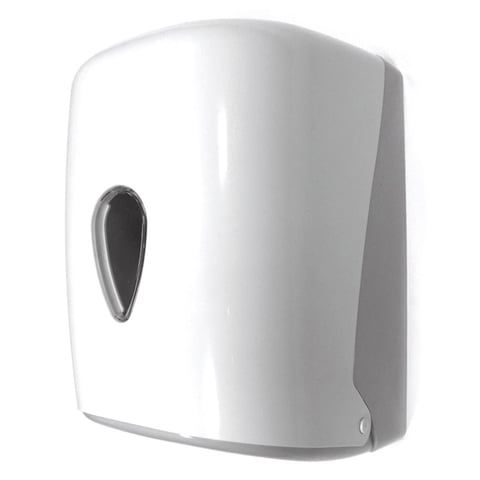 DISTRIBUTORE PER ASCIUGAMANI MAXI BARRIL   24x24x32,5 CM BIANCO ABS (1 UNITÀ)