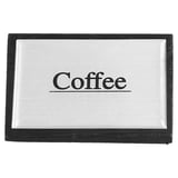 TARGHETTE "COFFEE"  7,5x4,5 CM NERO LEGNO (12 UNITÀ)