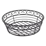 CESTINO TONDO ARTINOX  Ø 20,3x6,3 CM NERO ACCIAIO (1 UNITÀ)