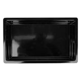CONTENITORE GN 1/1   53 x 32 x 6,5 (h) CM NERO MELAMINA (3 UNITÀ)