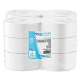 IGIENICI BABY JUMBO ECOLABEL 2 STRATI  17 G/M2 Ø19,5x9,5 CM BIANCO TISSUE (12 UNITÀ)