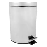 PATTUMIERA A PEDALE CON RICETTACOLO INTERIORE  5 L Ø 20,5x28 CM ARGENTO ACCIAIO INOX (1 UNITÀ)