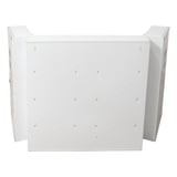 ARMADIETTO PRONTO SOCCORSO   52,5x19,5x53 CM BIANCO ACCIAIO (1 UNITÀ)