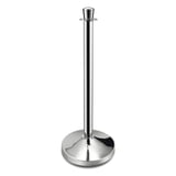 COLONNE DIVISORIE   Ø 32x93,5 CM ARGENTO ACCIAIO INOX (2 UNITÀ)