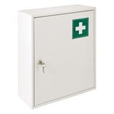 ARMADIETTO PRONTO SOCCORSO   36x15x45 CM BIANCO ACCIAIO (1 UNITÀ)