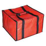 VALIGIA TRASPORTO 6 SCATOLE PIZZA   52x48x33,5 CM ROSSO VINILE (1 UNITÀ)