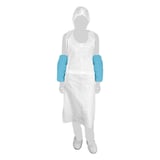 COPRIMANICA CON ELASTICO  40µ 36 CM BLU LDPE (100 UNITÀ)