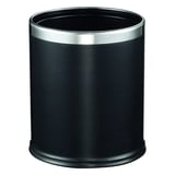 CESTINO PER CAMERE  9 L Ø 22,5x27 CM NERO ACCIAIO (1 UNITÀ)