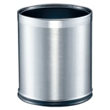 CESTINO PER CAMERE  9 L Ø 22,5x27 CM ARGENTO ACCIAIO INOX (1 UNITÀ)
